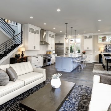 home design software TurboFloorPlan Home and Landscape Pro 2019 inside of home with furniture and lighting